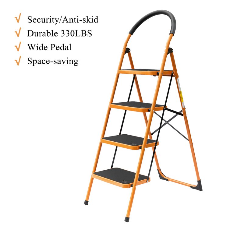 Small store folding ladder